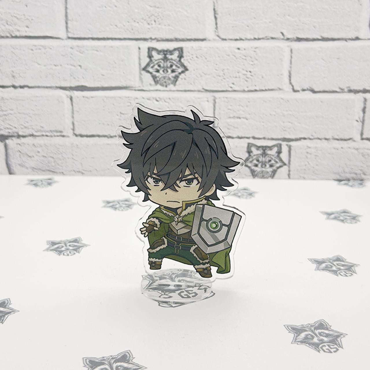 Фигурка коллекционная акриловая Chibi Восхождение Героя Щита Наофуми Иватани 10 см (2220284144)