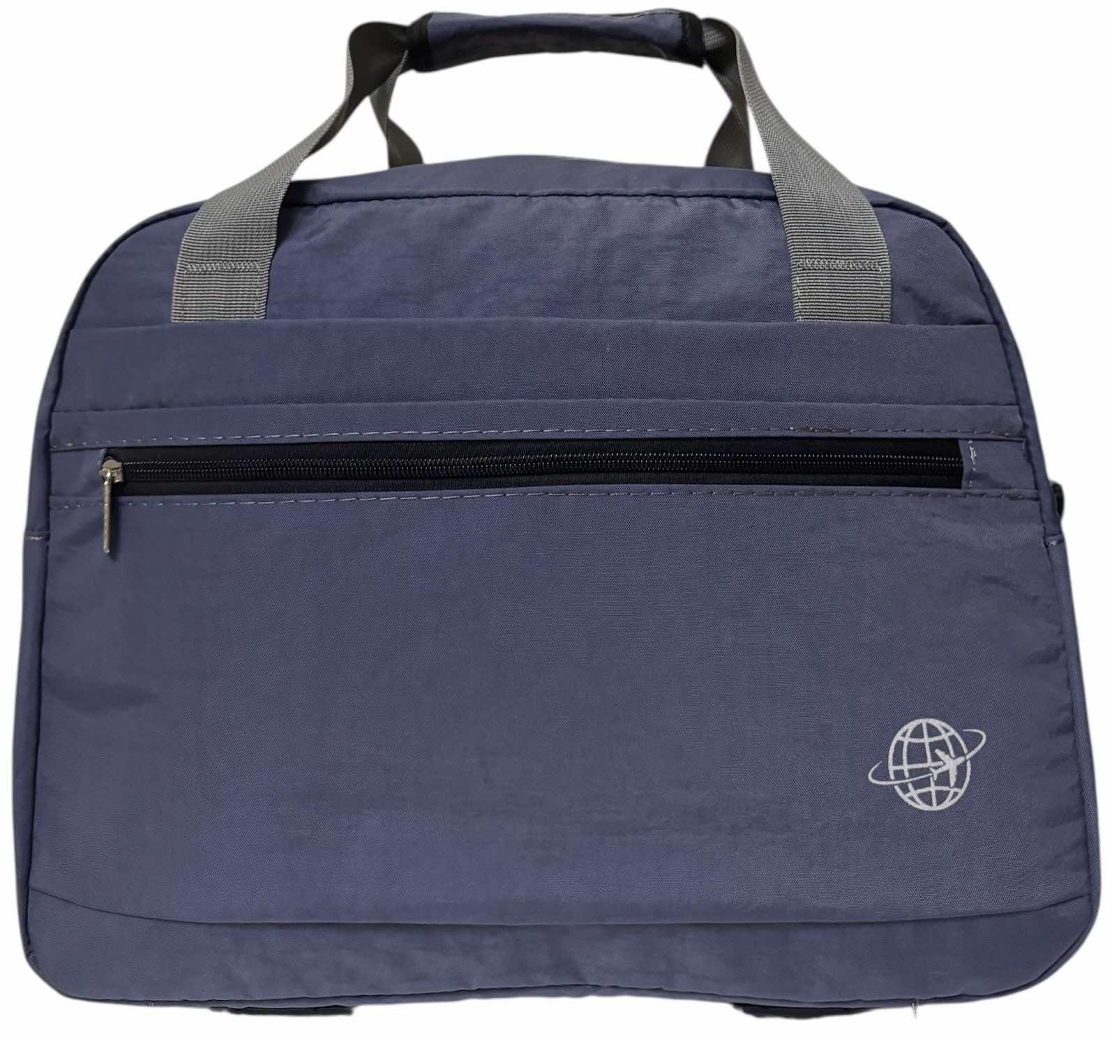 Сумка дорожня для перельотів у літаку ручна поклажа 40х20х30 см синій - фото 3 Сумка дорожня для перельотів у літаку ручна поклажа 40х20х30 см синій - фото 3