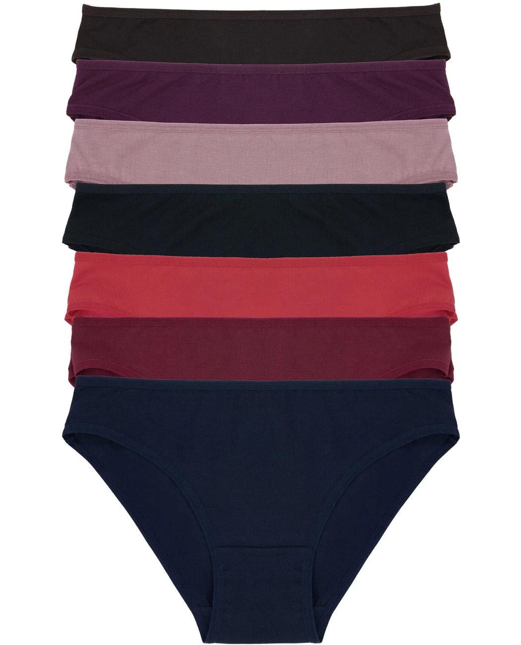 Набор трусиков-слипов женских Nicoletta 113183-11 7 шт. L Разноцветный (6551222032200)