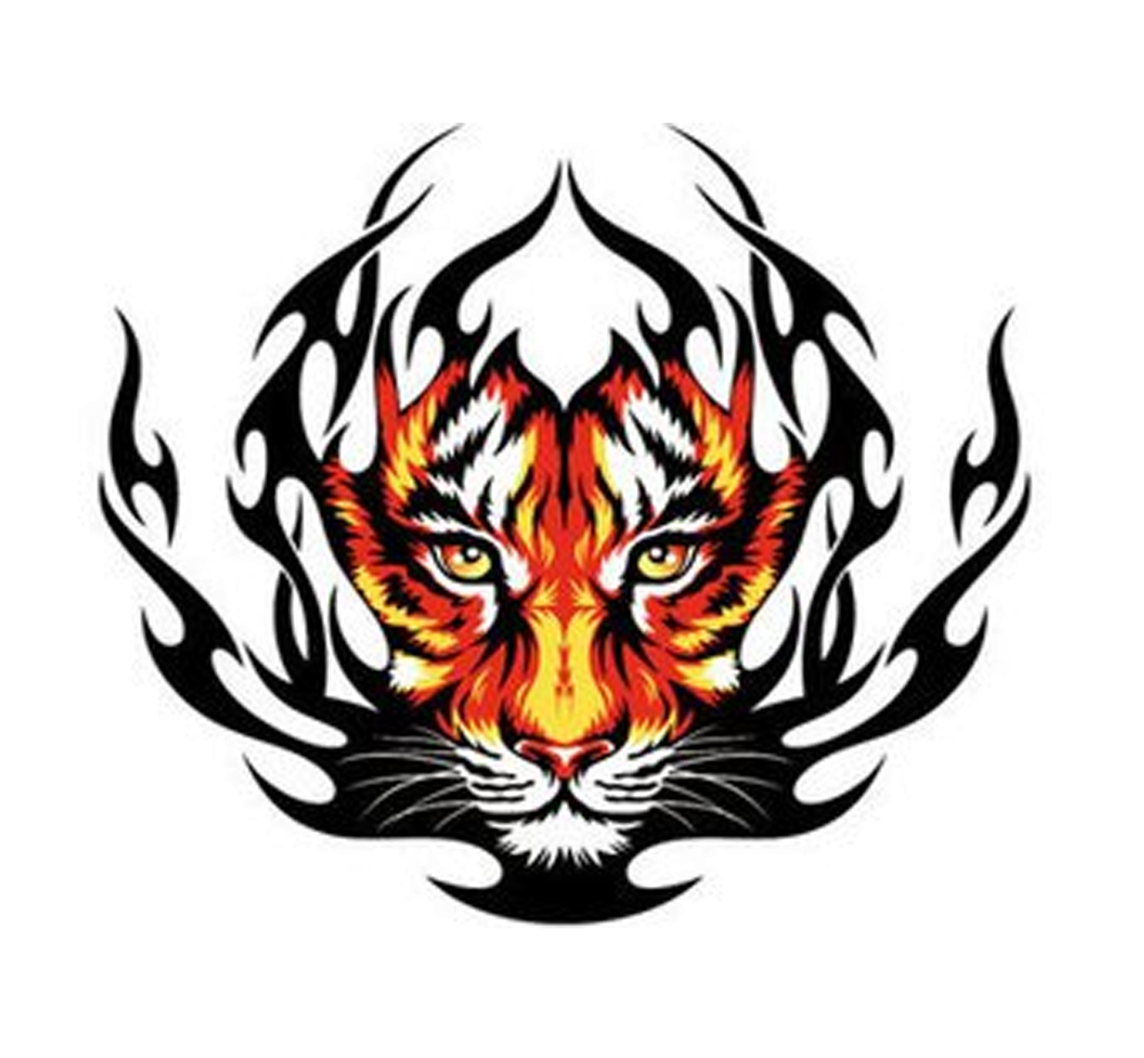 Наклейка для авто Тигр виниловая 30x30 см (Н027-M)