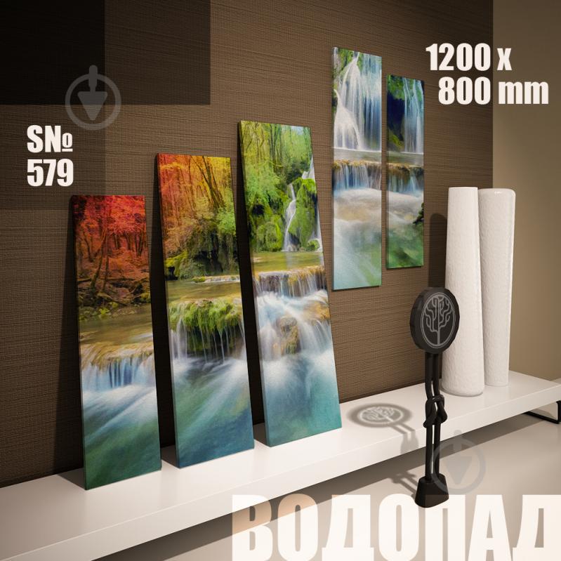 Модульная картина Декор Карпаты водопад 120х80см (s579)