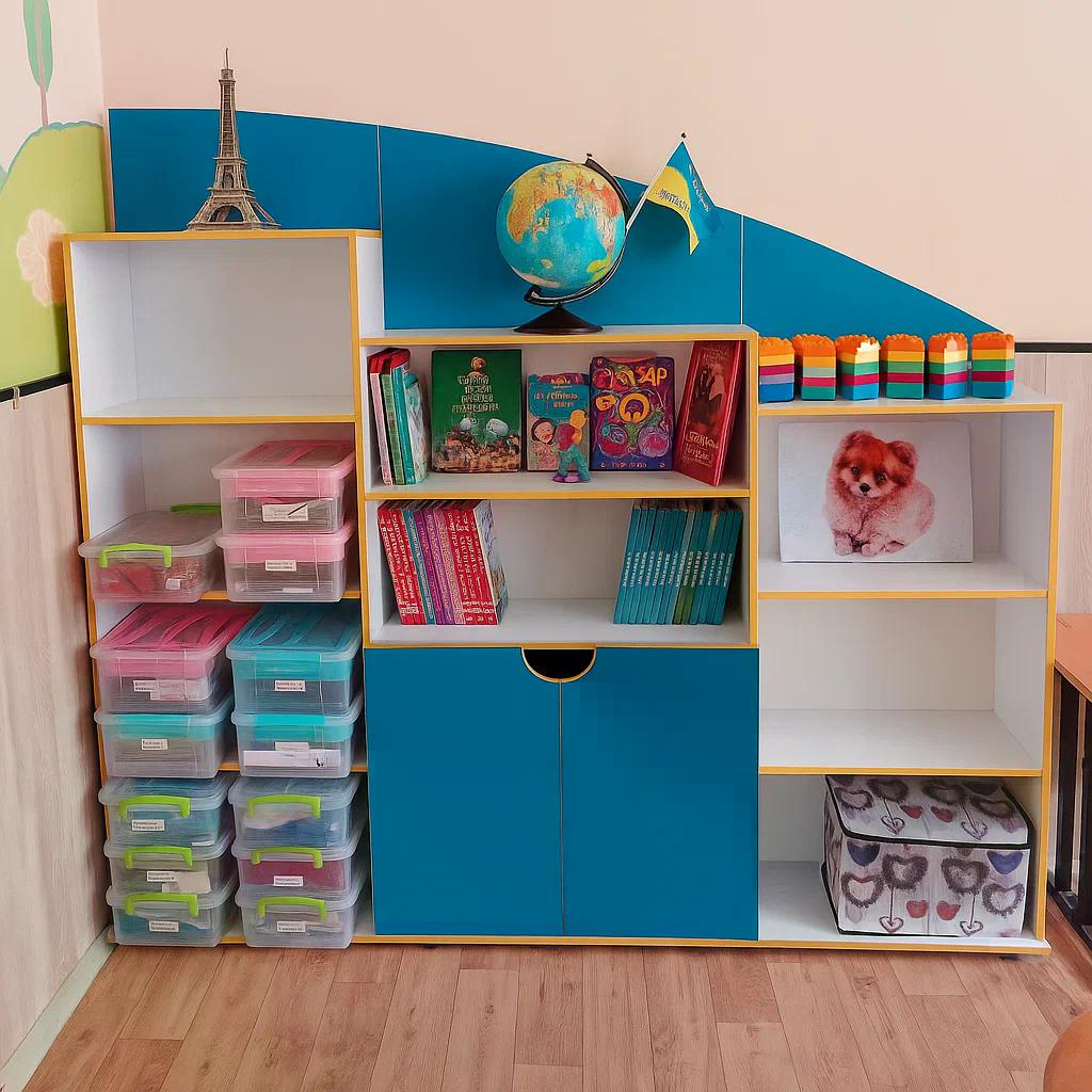 Детская стенка для игрушек Анюта Turquoise