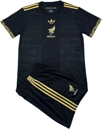 Футбольная форма сборной Мексики 2025-2026 F0241 S Черно-золотой (27720787)