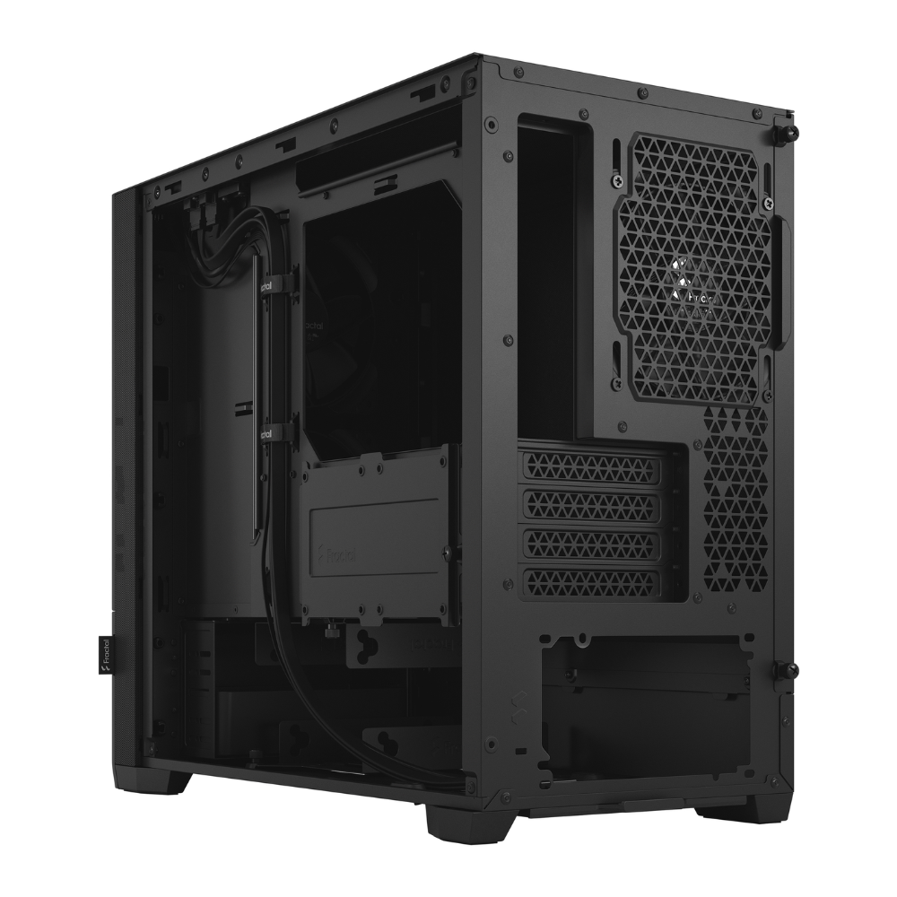 Корпус комп'ютерний micro ATX Fractal Design Pop Silent Black Solid без блоку живлення Чорний (561334) - фото 2