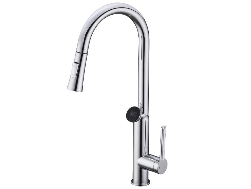 Смеситель для мойки вытяжная воронка AIM DG16057-S Сhrome