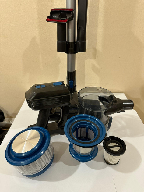 Пилосос вертикальний Crownberg CB-674 3в1 акумуляторний LED-підсвітка 2500 Вт (ML-04767) - фото 8 Пилосос вертикальний Crownberg CB-674 3в1 акумуляторний LED-підсвітка 2500 Вт (ML-04767) - фото 8