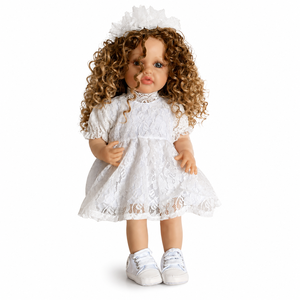 Кукла Reborn Baby реалистичная силиконовая 55 см (К0100513)
