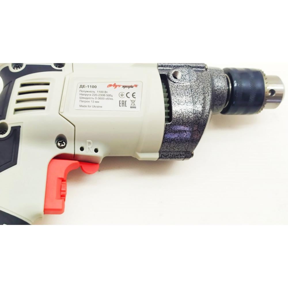 Дрель электрическая Луч Профи ДЭ-1100 с регулировкой оборотов - фото 7
