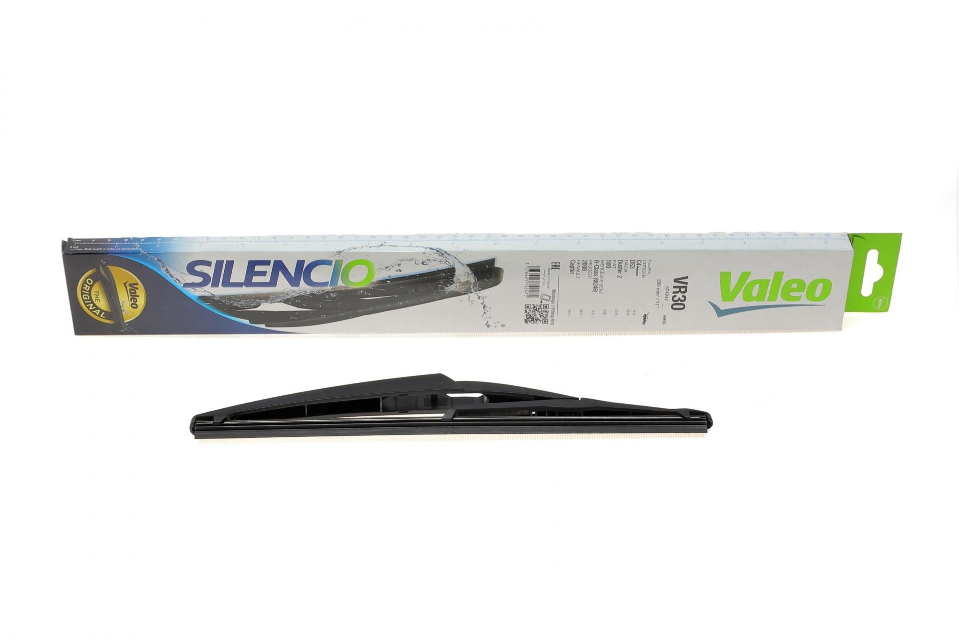 Щетка стеклоочистителя задняя VALEO 290 мм для Dacia Dokker/Duster 12-/Opel Astra G 98-09/Peugeot 308 07-14 (574247)