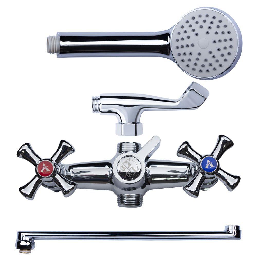 Змішувач для ванної Aquatica PL-2C255C 350 мм 1/2" (9777200)