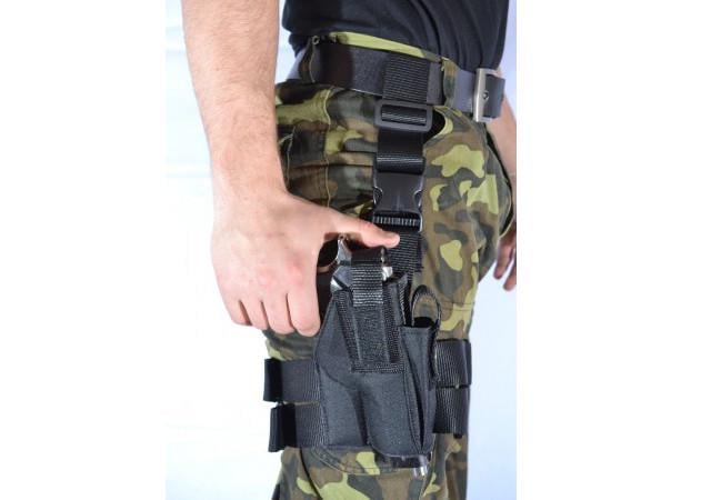 Кобура набедренная универсальная синтетика Черный (5506) - фото 3