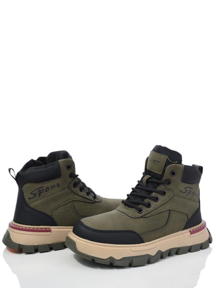 Зимние ботинки на овчине Paliament MCN1295-3 р. 35 Хаки - фото 2 Зимние ботинки на овчине Paliament MCN1295-3 р. 35 Хаки - фото 2