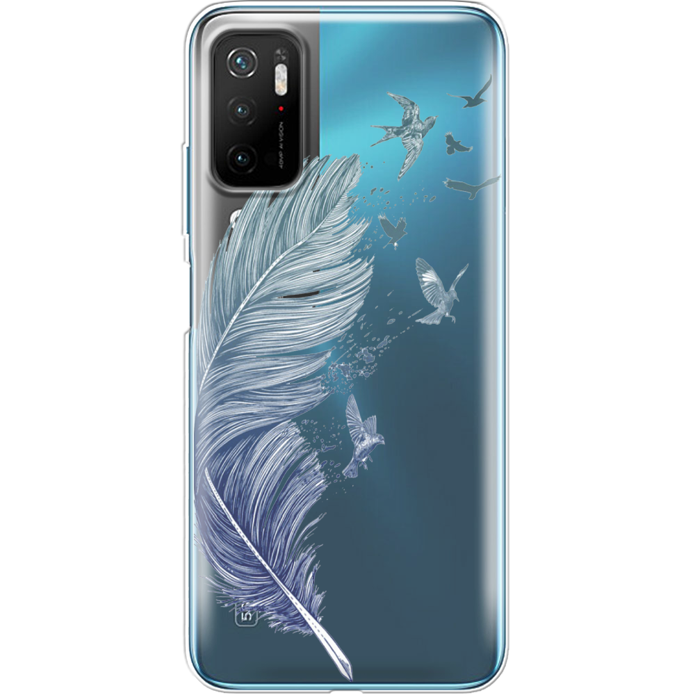 Чохол BoxFace Poco M3 Pro Feather Прозорий силікон (42474-cc38-42474)