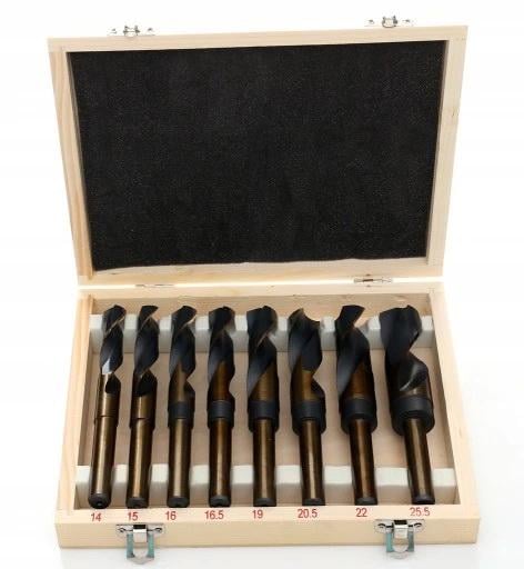 Сверла TAGRED по металлу кобальтовые 14-25,5 мм HSS 8 шт. (13633261548) - фото 3 Сверла TAGRED по металлу кобальтовые 14-25,5 мм HSS 8 шт. (13633261548) - фото 3