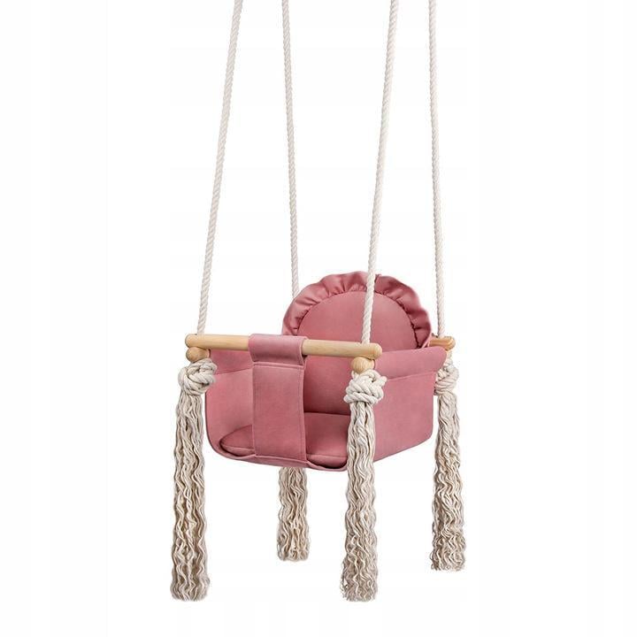 Детские качели подвесные Lulando SWING FRILL Розовый