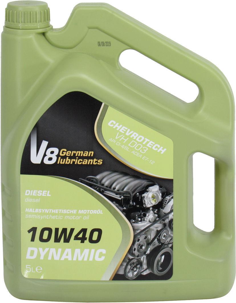 Моторное масло V8 Dynamic Diesel дизель 10W-40 5 л (1410350)