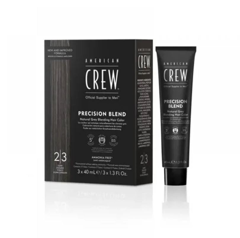 Камуфляж седины AMERICAN CREW волос уровень 2-3 Precision 3х40 мл Blend Dark