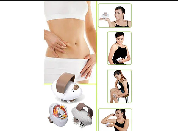 Массажер Shuqin Body Slimmer SQ-100 для тела антицеллюлитный роликовый Коричневый - фото 6