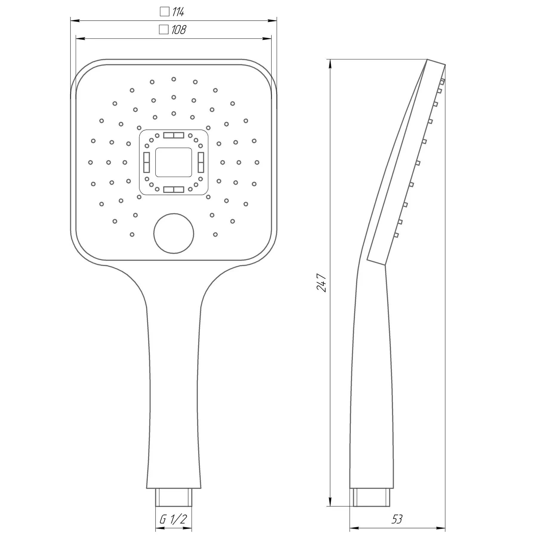 Лійка для душу Globus Lux NS-003-00 (GSR-000021212) - фото 6