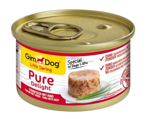 Корм влажный для собак GimDog LD Pure Delight с тунцом и говядиной 85 г (1789920172)