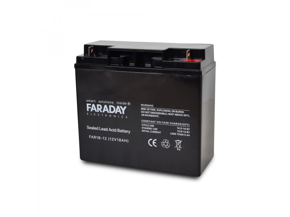 Аккумулятор 12В 18 Ач для ИБП Faraday Electronics FAR18-12