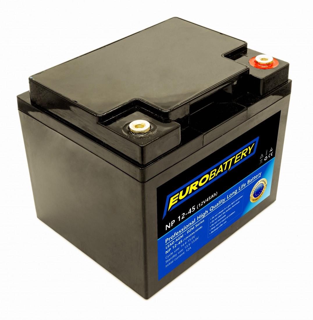 Аккумулятор для ИБП EuroBattery AGM NP 12-45 DZM 12V 45Ач (848)