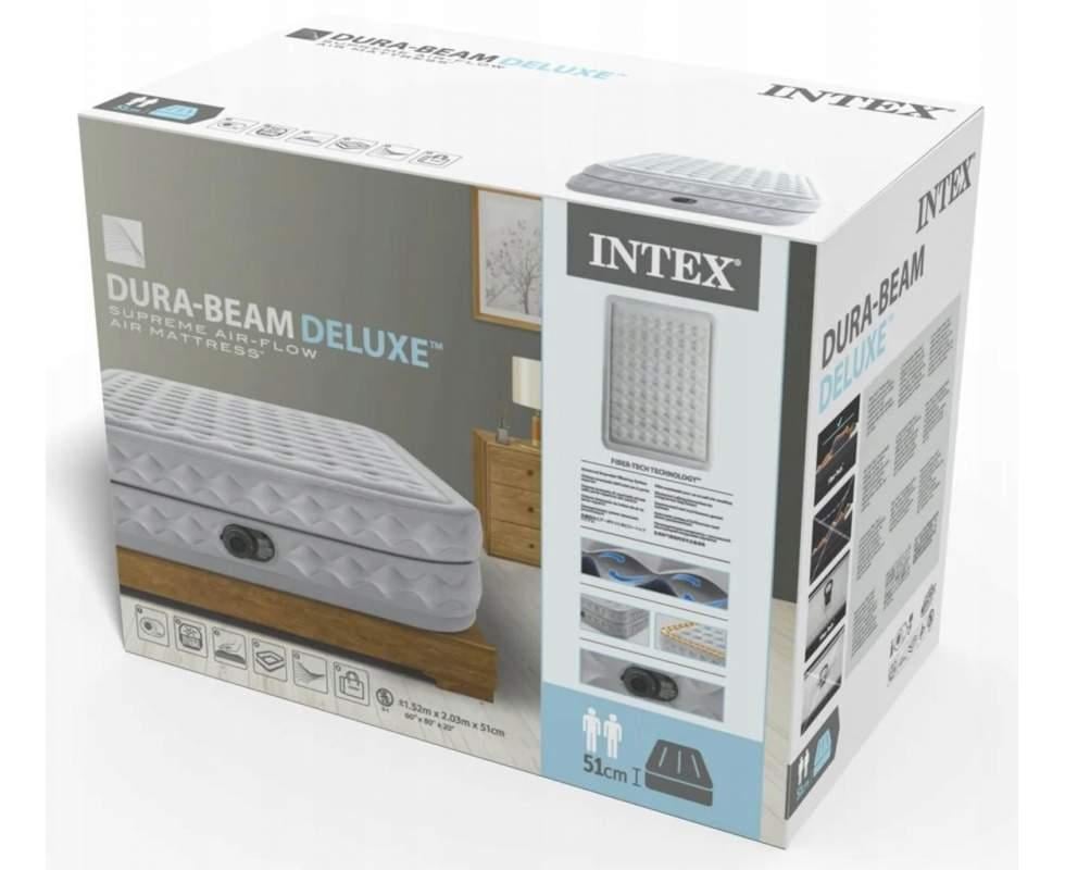 Матрас надувной двухместный Intex 152 х 203 х 51 см со встроенным насосом (64490) - фото 9 Матрас надувной двухместный Intex 152 х 203 х 51 см со встроенным насосом (64490) - фото 9