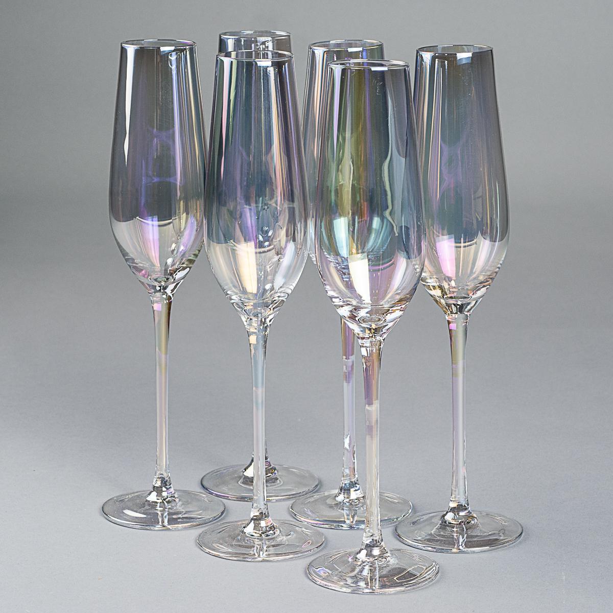 Комплект бокалов для шампанского Elisey Флюорит 6 шт. (8507-014)