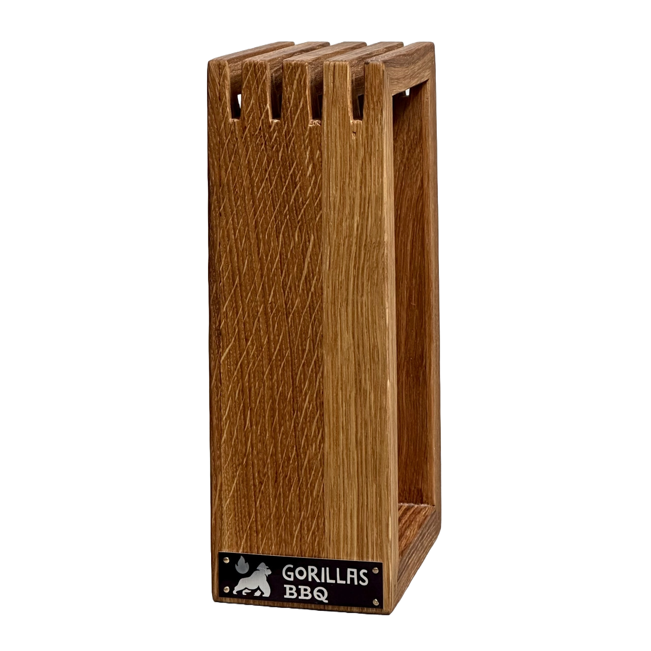 Подставка для ножей Gorillas BBQ деревянная рамка (DS13) Подставка для ножей Gorillas BBQ деревянная рамка (DS13)
