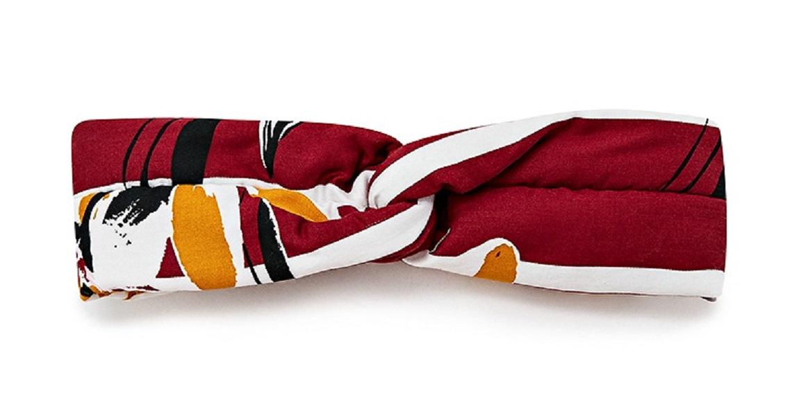 Повязка на голову FABLE&EVE Marylebone 1600 One size Полосатый с цветочным принтом (5051877375512) - фото 2
