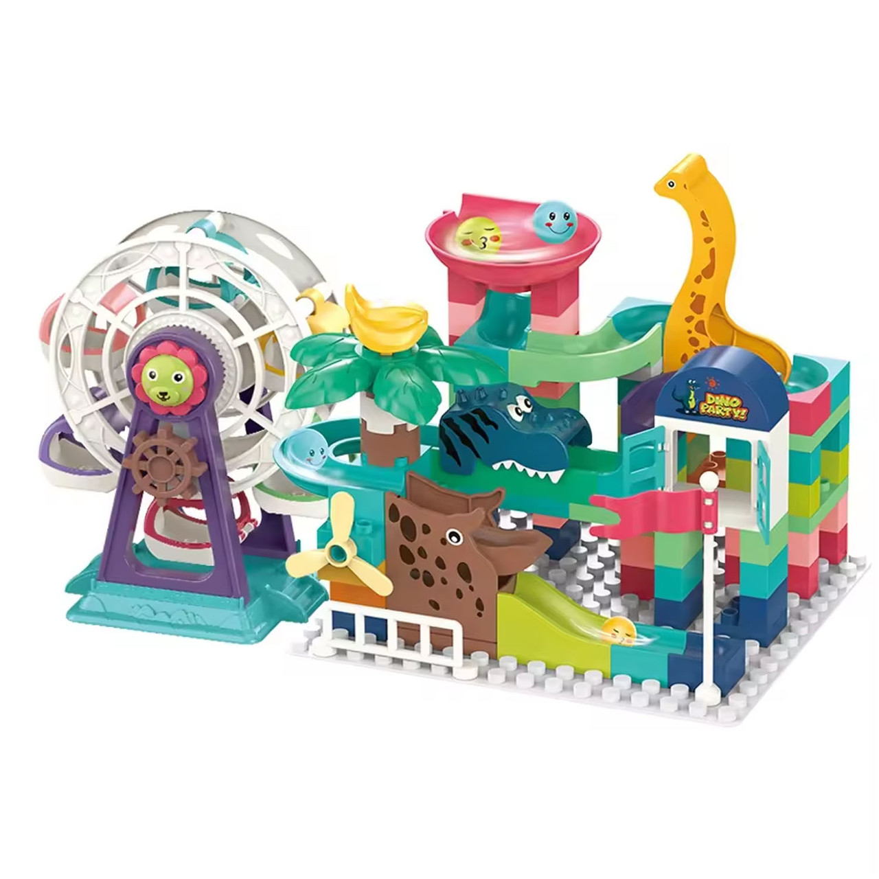 Конструктор детский Дино Парк 8024 с большими деталями (1882203030)
