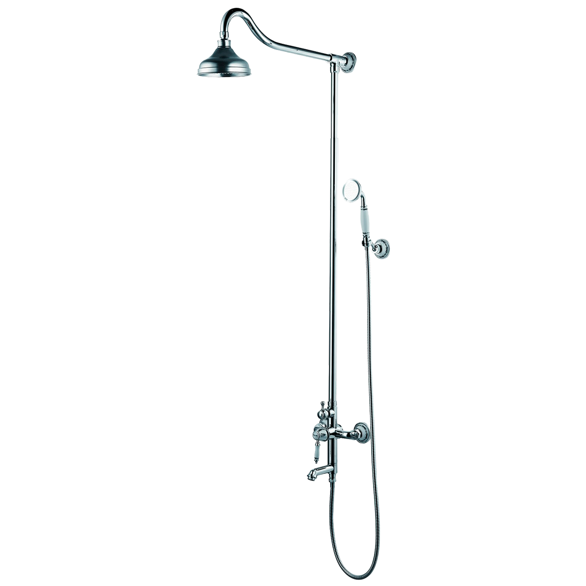 Душевая система Devit Charlestone Ceramic 34520142 Хром Душевая система Devit Charlestone Ceramic 34520142 Хром