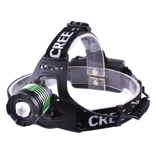 Фонарь налобный 2189-T6 ЗУ 220 V 12 V 2x18650 zoom (71801)