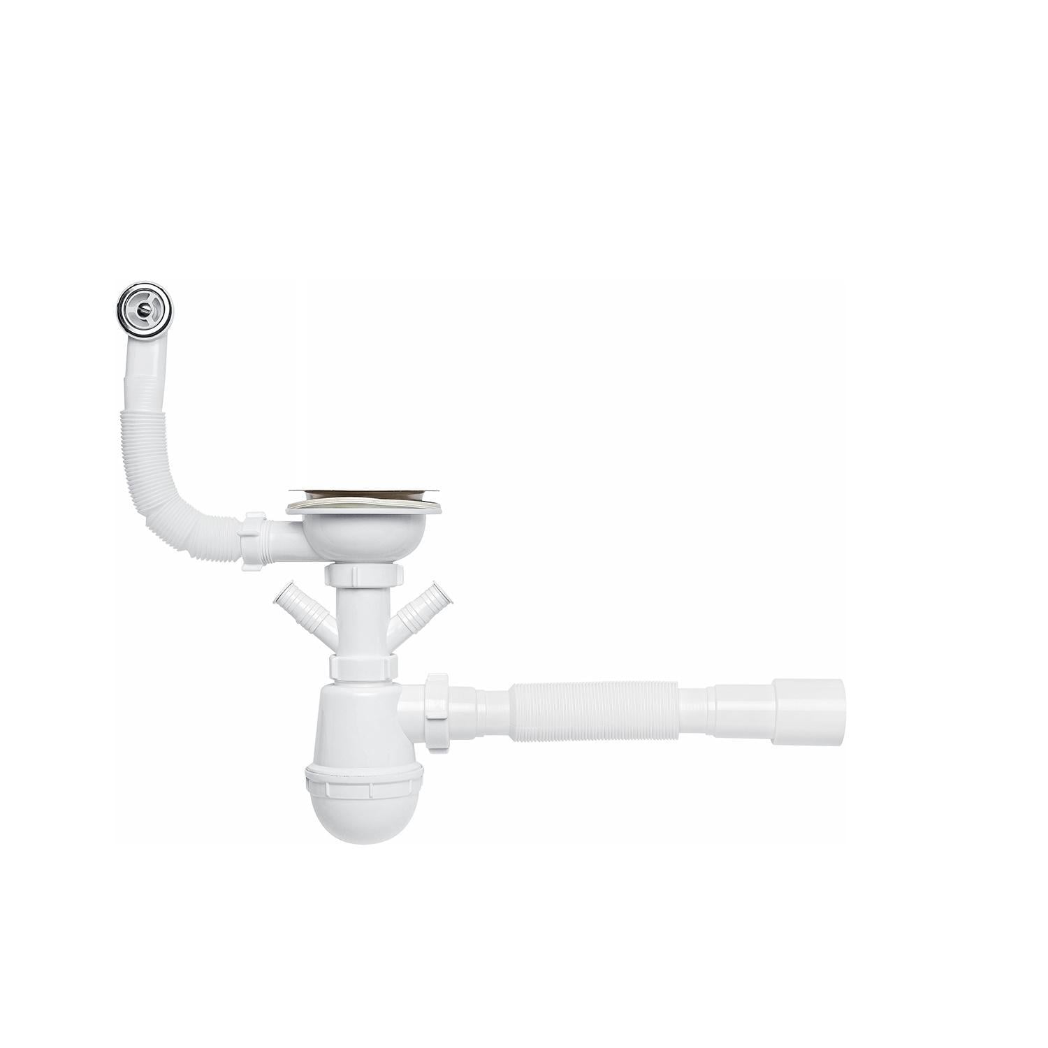 Сифон для кухонной мойки KronoPlast SM27030243 (370511)