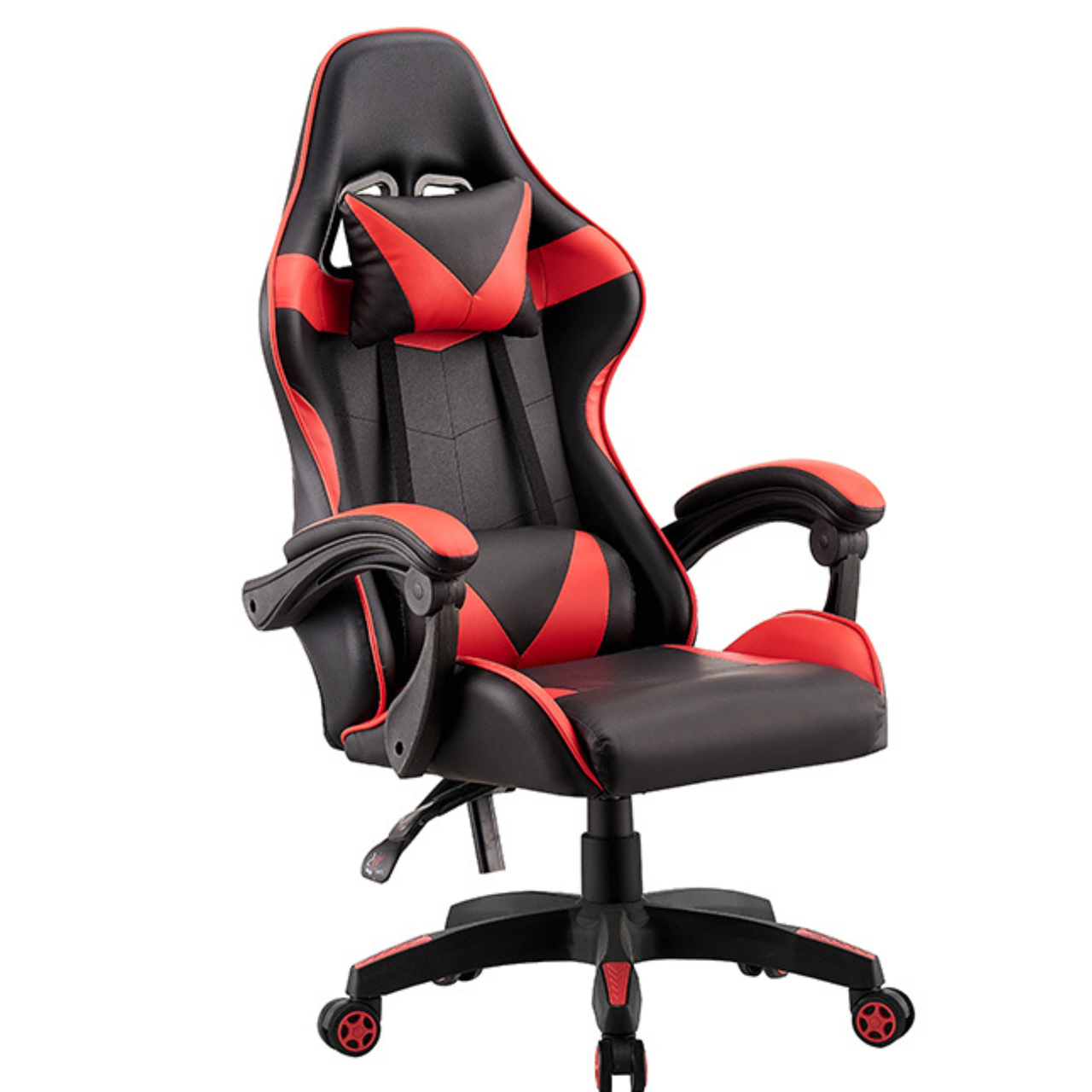 Кресло игровое компьютерное для офиса 4Points GT с подушками Красный (40036)