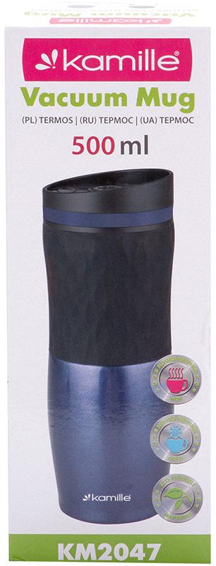 Термочашка Kamille Gottfried 500мл с TPR вставкой - фото 5 Термочашка Kamille Gottfried 500мл с TPR вставкой - фото 5