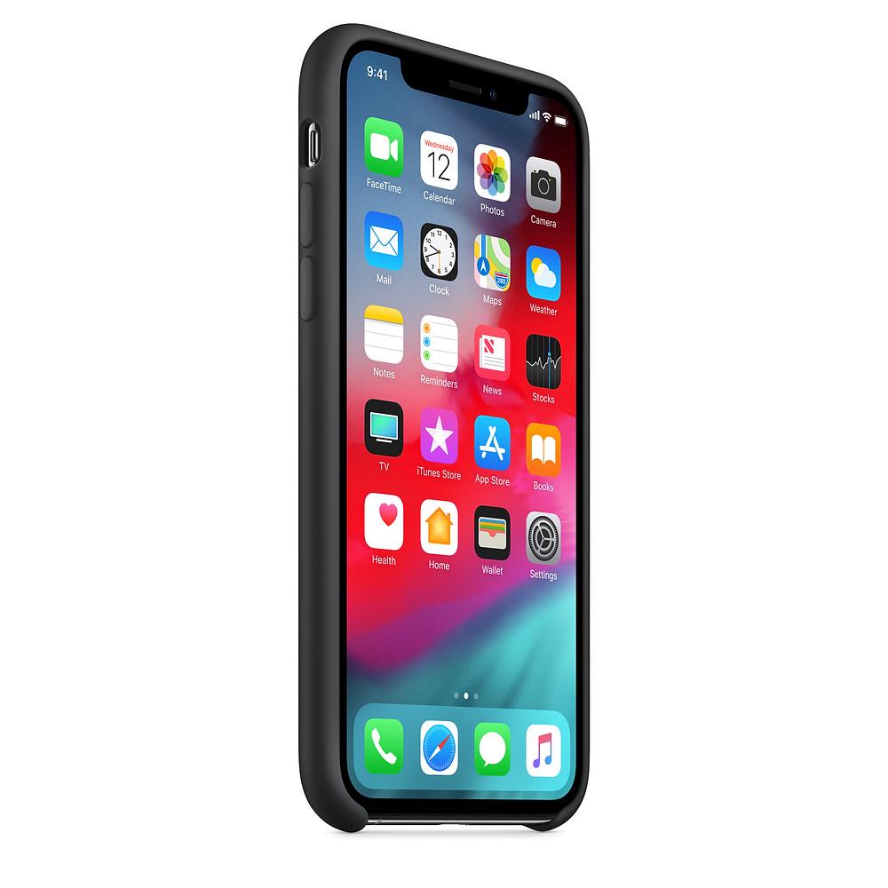 Чехол-накладка Apple Silicone Case for iPhone Xs, Black (HC)