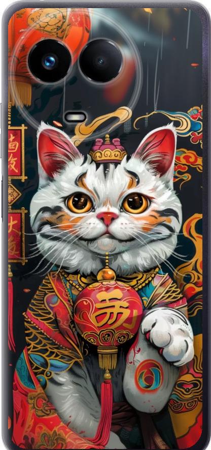 Чехол на Realme Realme 11 5G China Cat v2 (6135u-3175-42517)
