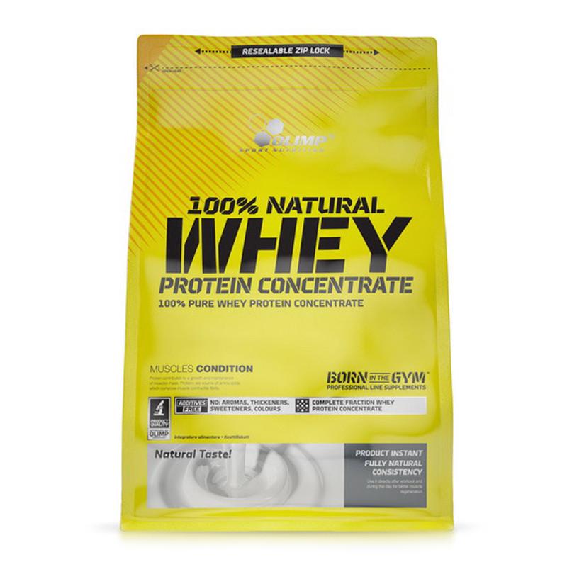 Концентрат сывороточный Olimp 100% Natural Whey Protein Concentrate натуральный 700 г (00361-01) - фото 1