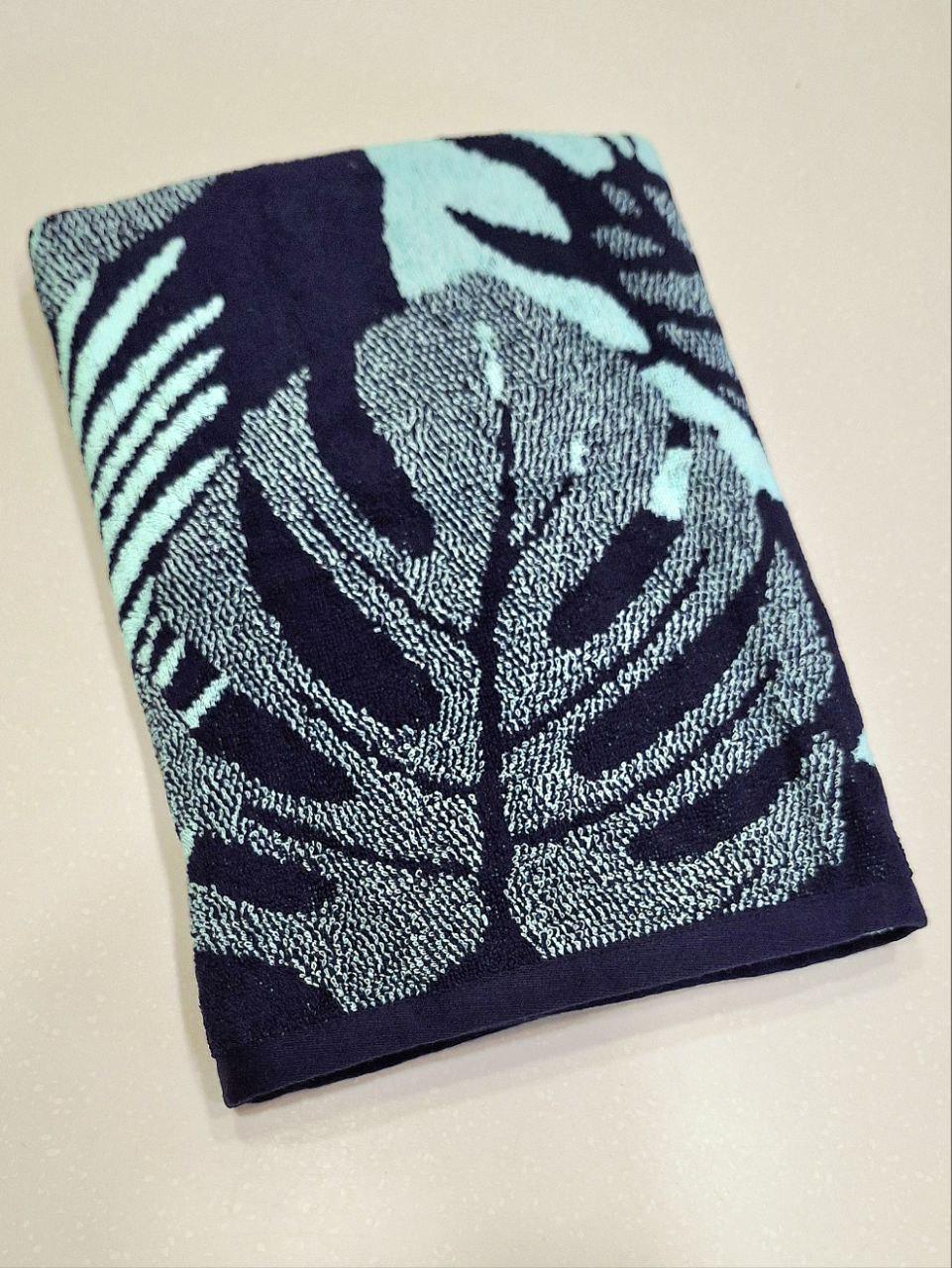 Рушник пляжний махровий 70х150 см Синій (1221) - фото 1 Рушник пляжний махровий 70х150 см Синій (1221) - фото 1