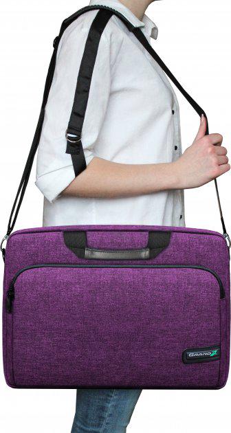 Сумка для ноутбука Grand-X 15,6" Purple (SB-139P) - фото 8 Сумка для ноутбука Grand-X 15,6" Purple (SB-139P) - фото 8
