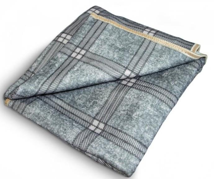 Электропростынь Клетка 2 режима работы 150x170 см Серый Электропростынь Клетка 2 режима работы 150x170 см Серый