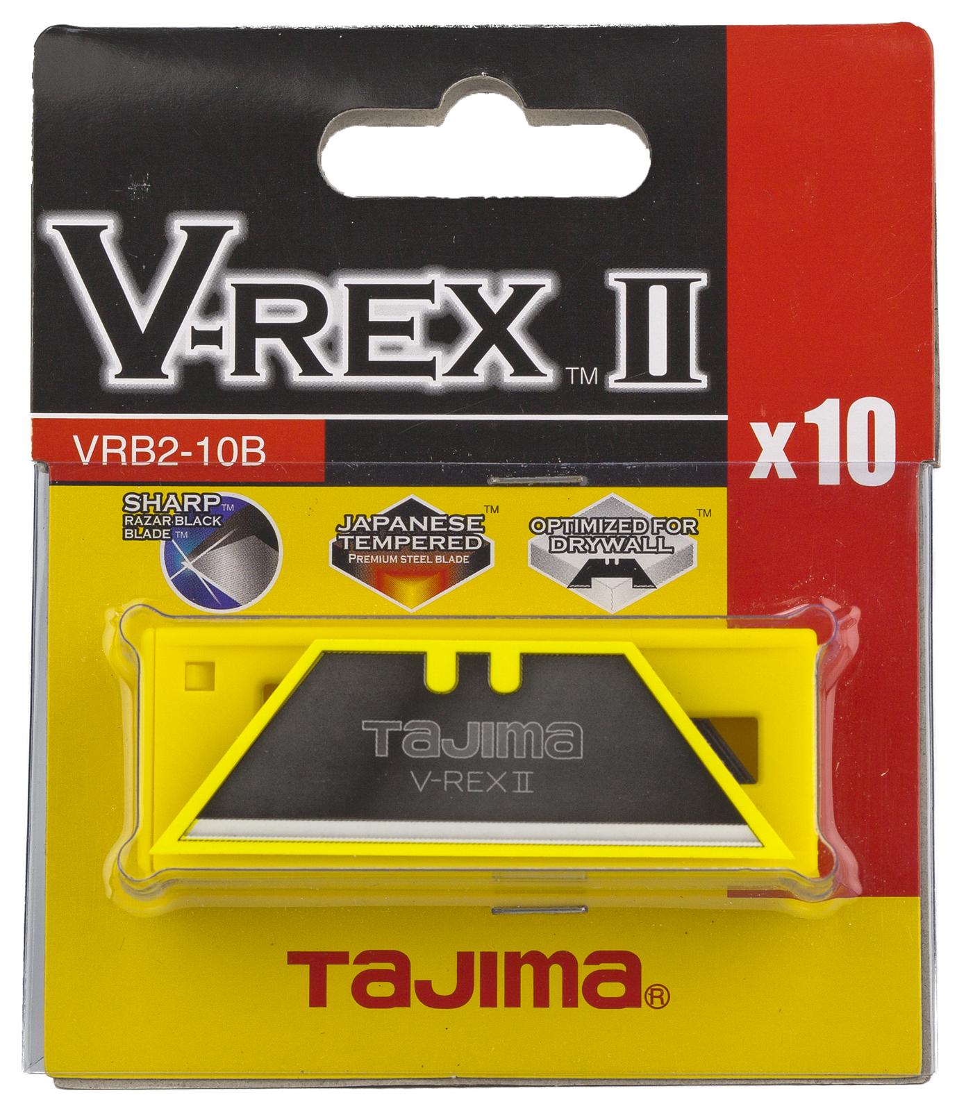 Леза змінні Tajima V-REX Razar Black 10 шт. (1102-0750)