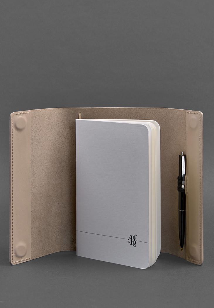 Блокнот кожаный Софт-бук 7.0 Краст Светло-бежевый (A-027524) - фото 6 Блокнот кожаный Софт-бук 7.0 Краст Светло-бежевый (A-027524) - фото 6