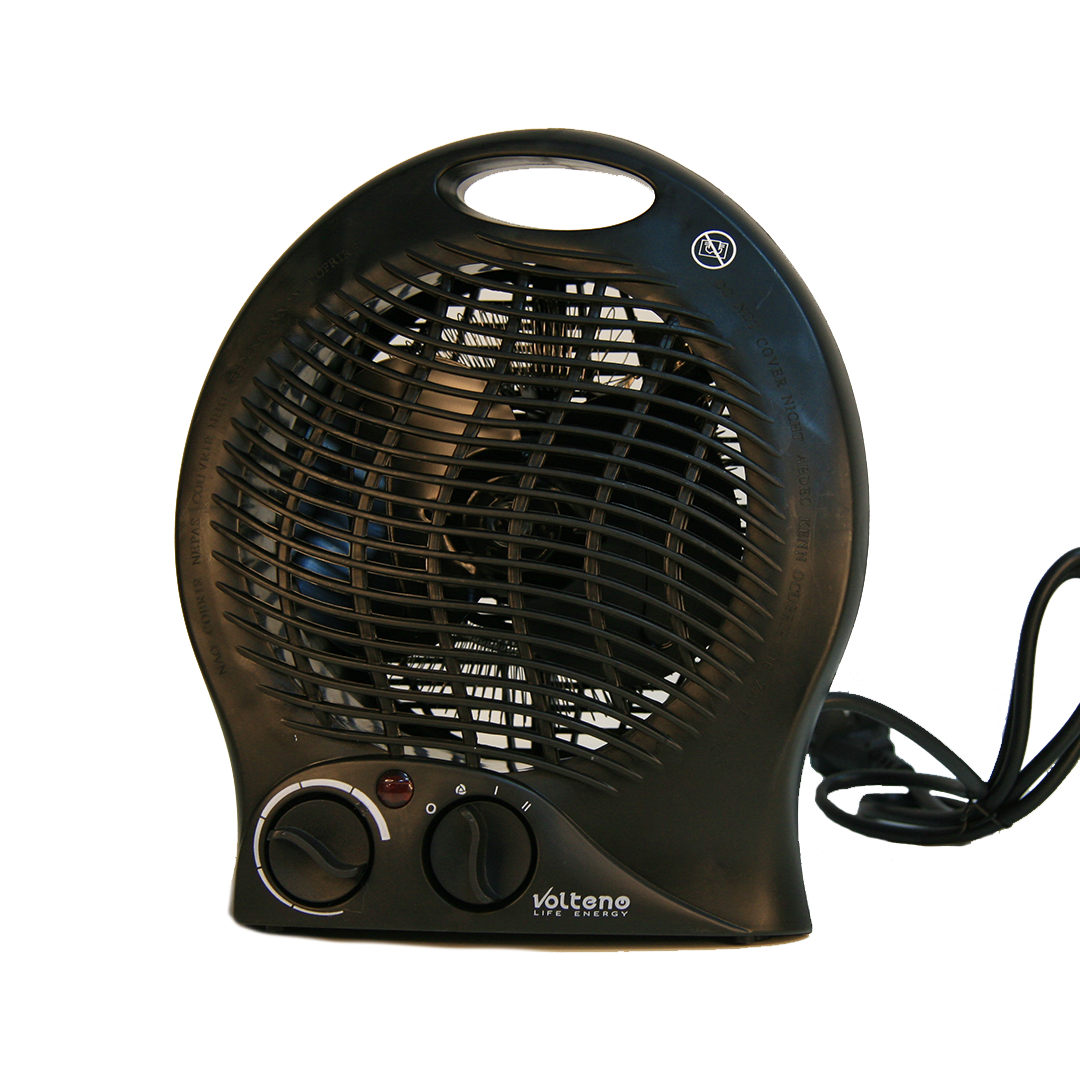 Тепловентилятор электрический Volteno с термостатом 2000 Вт Black - фото 2 Тепловентилятор электрический Volteno с термостатом 2000 Вт Black - фото 2