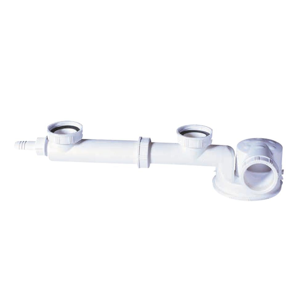 Сифон для двойной кухонной мойки WIRQUIN Espace 1 1/2" хØ 40 мм (9542402)