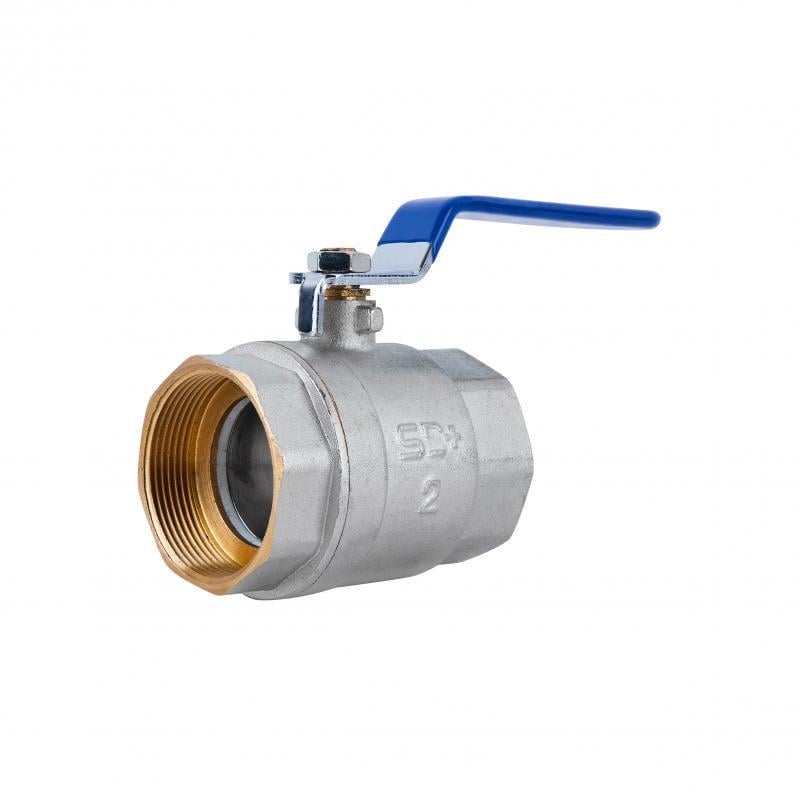 Кран шаровой SD Plus SD600W50 для воды 2" ВР латунь (SD00002823)