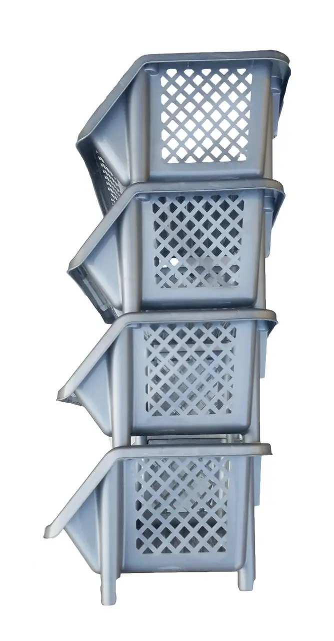 Этажерка универсальная ПолимерАгро на 4 секции Серый (2452-С) - фото 4 Этажерка универсальная ПолимерАгро на 4 секции Серый (2452-С) - фото 4