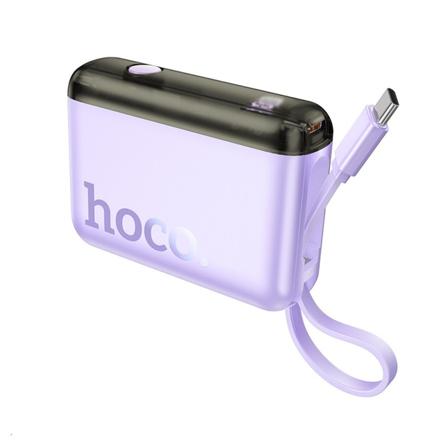 Батарея портативная Powerbank Hoco J139 Hero 22.5W/PD20W Cable Type-C 10000 mAh Purple