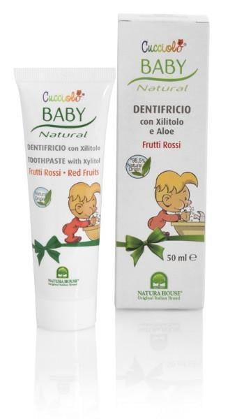 Зубна паста дитяча Cucciolo Червоні ягоди 50 мл (1032)